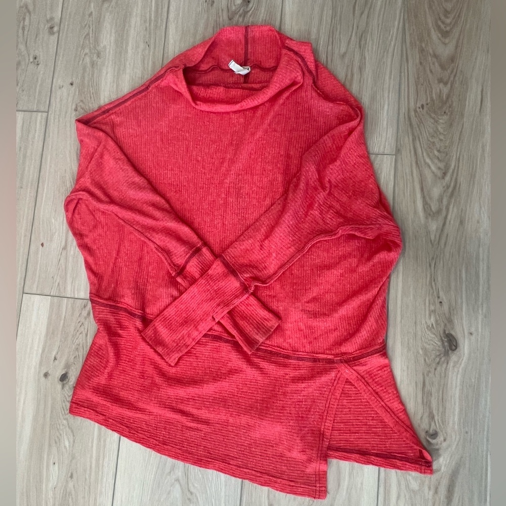 Free People - Cherry London Town thermal tunic top